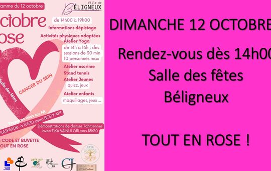 Ensemble pour la prévention contre le cancer du sein H/F