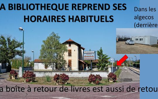REPRISE DE LA BIBLIOTHEQUE