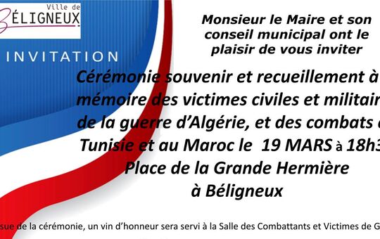 cérémonie du 19 mars 2026