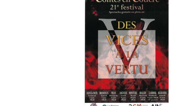 21ème festival des CONTES EN COTIERE - DES VICES A LA VERTU