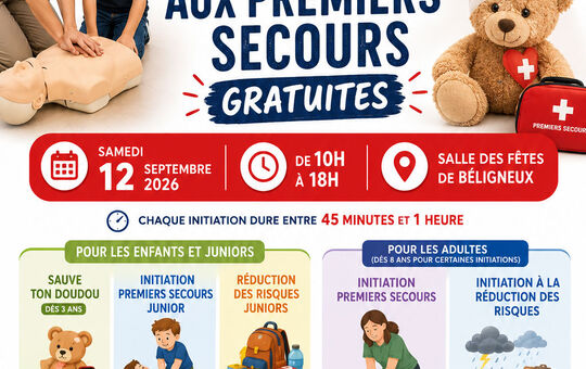 Journée mondiale des premiers secours 