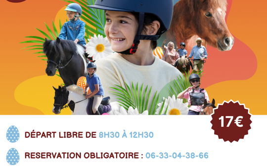 Balade à poney de pâques 