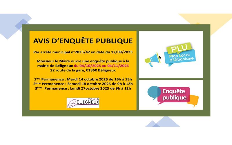 Toutes les actualités de Béligneux