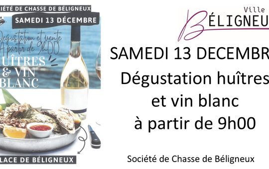 Dégustation et vente d'Huitres